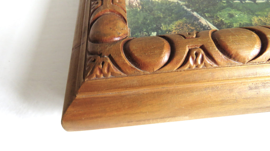 Antique French Lourdes Music Box Trivet: Ave Maria Religious Decor - Vintage French Treasures