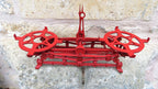 Antique Mars Wage Cast Iron Balance Scale | Vintage Kitchen Scale with Brass Bowls - Vintage French Treasures