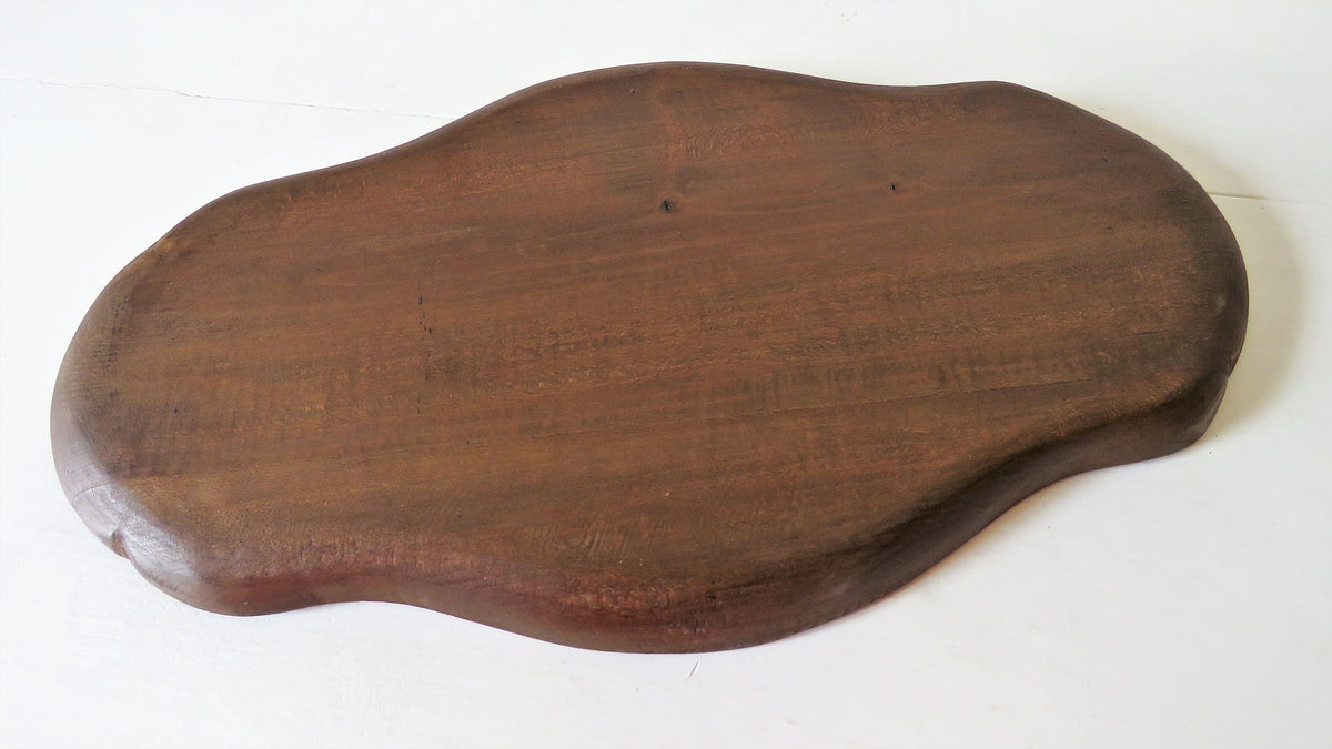 Antique French Wooden Lords Prayer Plate Lourdes - Vintage French Treasures