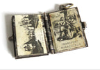 Antique French Notre-Dame de Liesse Miniature Souvenir Book Pendant, Pilgrimage Charm, Circa 1900 - Vintage French Treasures