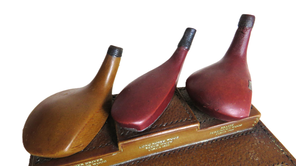 History of Golf Desk Pen Holder – Original Book Works England - Vintage French Treasures