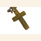 Antique French Lourdes Rosary in Treen Wooden Egg Case -