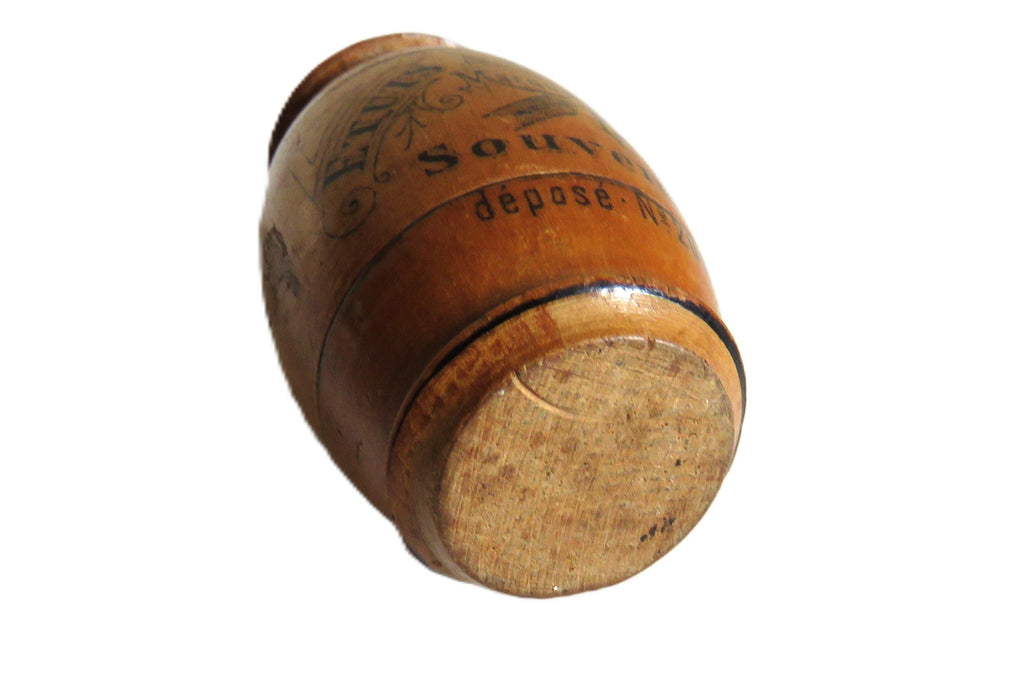 Antique French Boxwood Needle Case , Walker & Meimarakis Cairo, Sewing Treen - Vintage French Treasures