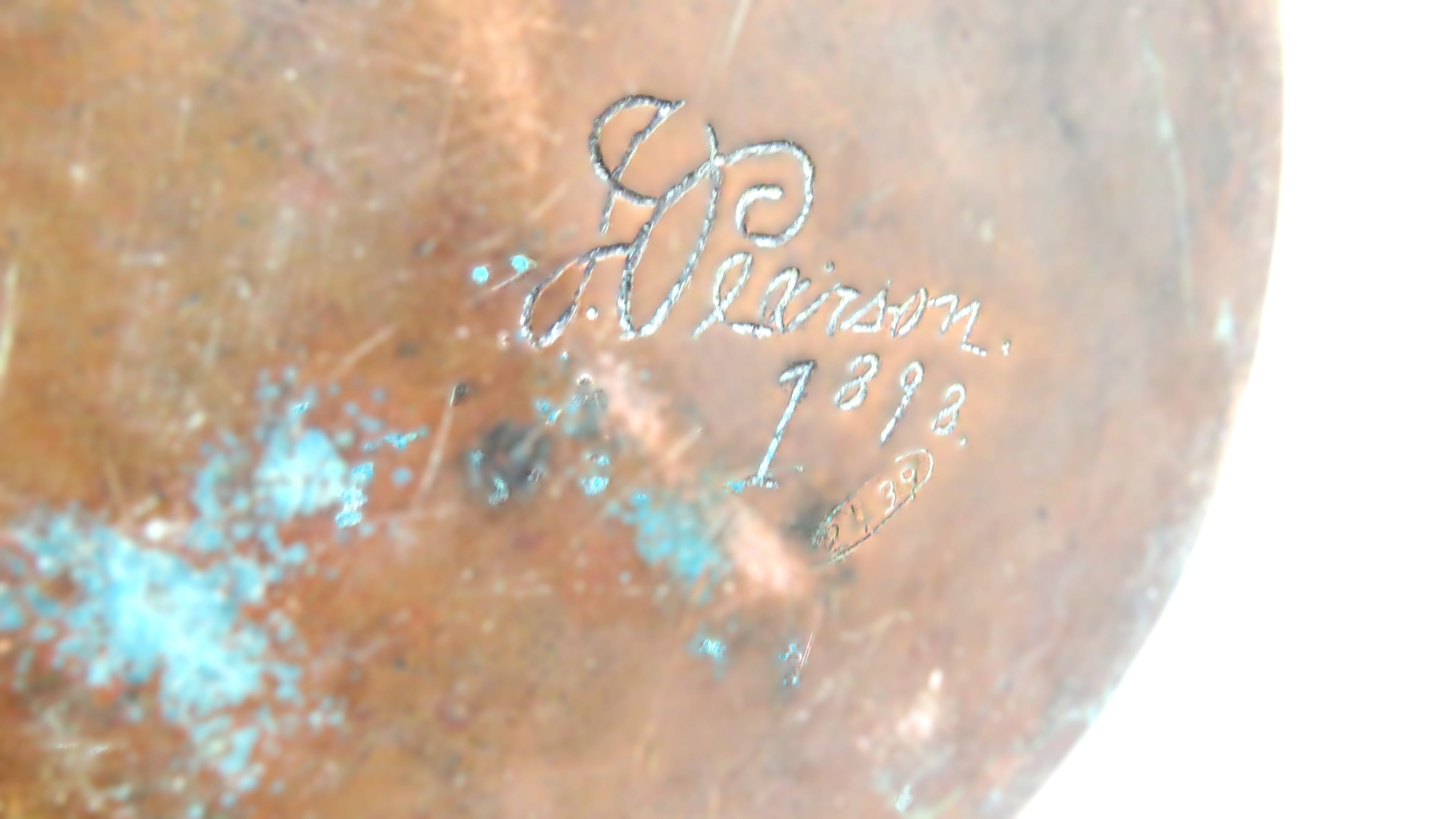 Antique John Pearson 1898 Newlyn Copper Planter, Arts & Crafts Jardinière with Repoussé Tulips - Vintage French Treasures