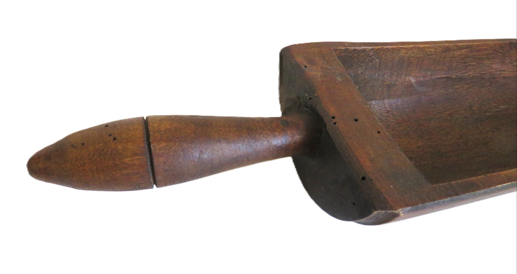 Antique French Wooden Grain Scoop Rustic Farmhouse Treen Measure - Vintage French Treasures