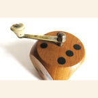 Vintage Wooden Dice Pepper Mill by Marlux -