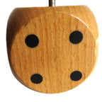 Vintage Wooden Dice Pepper Mill by Marlux -