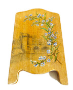Antique French Hand Painted Folding Double Photo Frame c.1900 - Vintage French Treasures