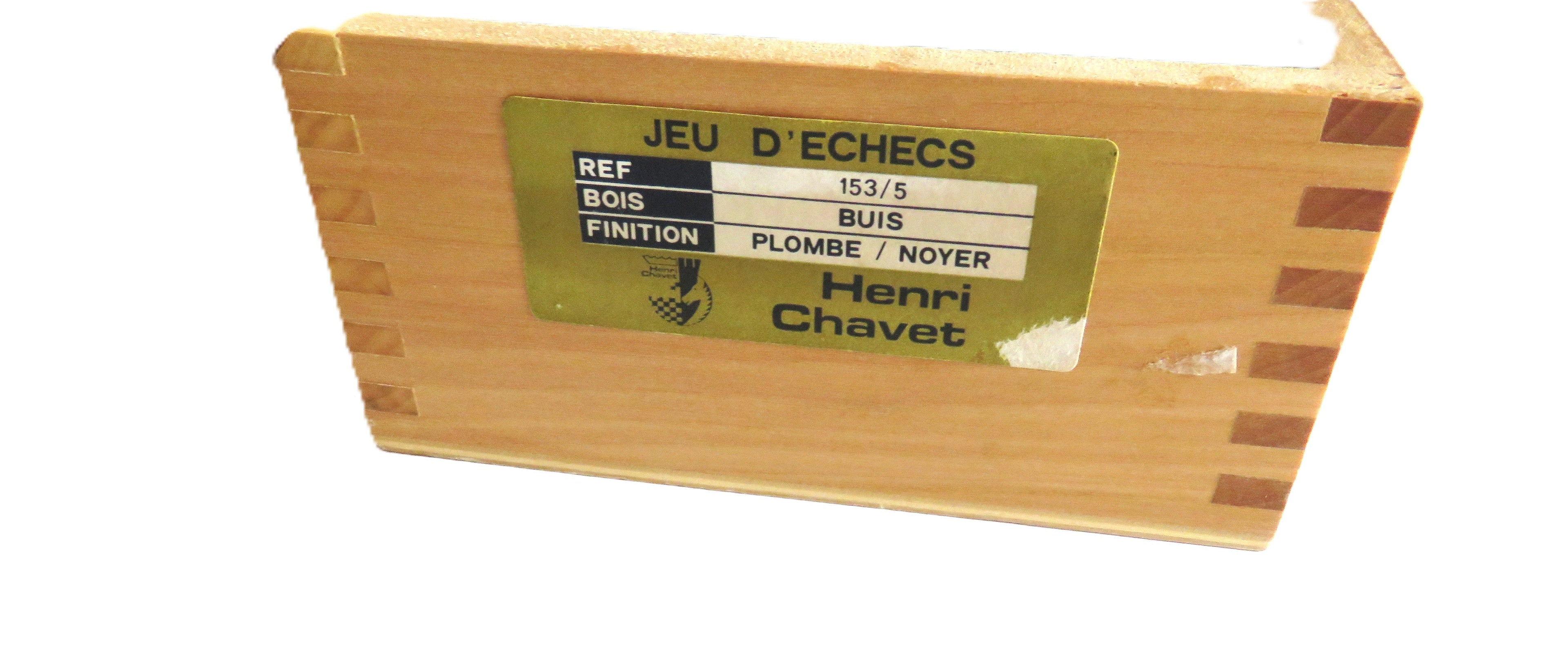 Vintage French Henri Chavet Staunton Chess Set Pre 1989 - Vintage French Treasures
