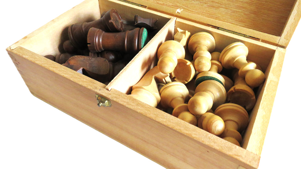 Vintage French Henri Chavet Staunton Chess Set Pre 1989 - Vintage French Treasures