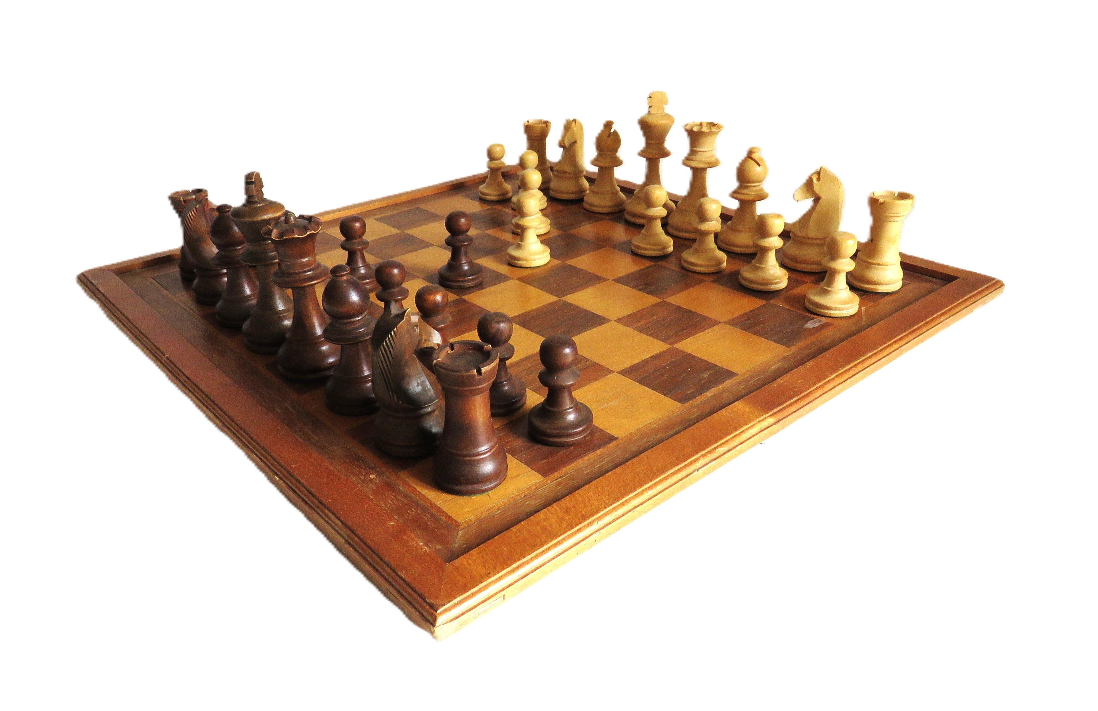 Vintage French Henri Chavet Staunton Chess Set Pre 1989 - Vintage French Treasures