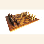 Vintage French Henri Chavet Staunton Chess Set Pre 1989 -