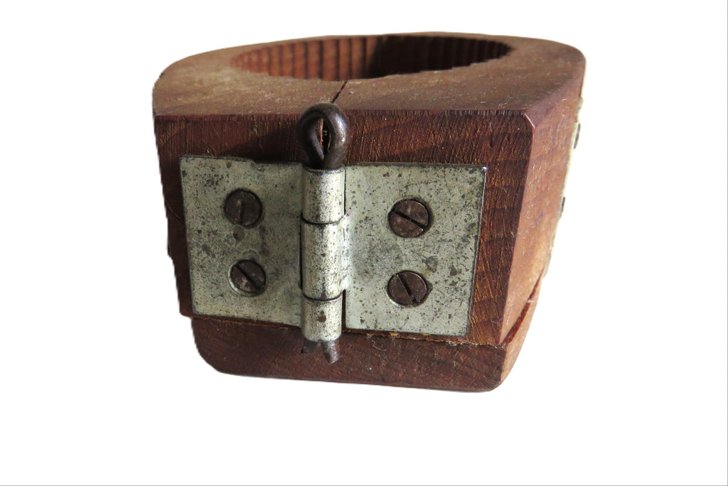 Antique French Wooden Butter Mold Press Carved Folk Art Kitchenalia Farmhouse Decor - Vintage French Treasures