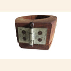 Antique French Wooden Butter Mold Press Carved Folk Art Kitchenalia Farmhouse Decor -