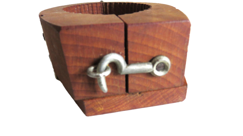 Antique French Wooden Butter Mold Press Carved Folk Art Kitchenalia Farmhouse Decor - Vintage French Treasures