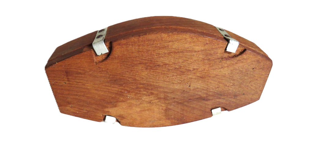 Antique French Wooden Butter Mold Press Carved Folk Art Kitchenalia Farmhouse Decor - Vintage French Treasures