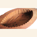 Antique French Wooden Butter Mold Press Carved Folk Art Kitchenalia Farmhouse Decor -