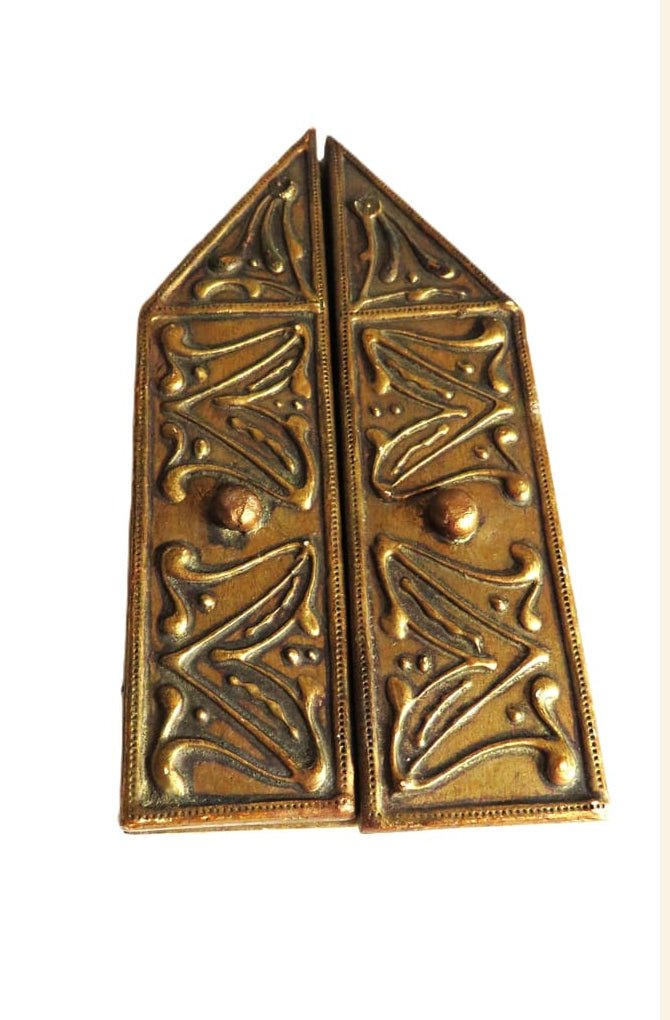 Vintage Florentine Folding Religious Triptych, Madonna and Child, Italian Gilt Devotional Shrine - Vintage French Treasures