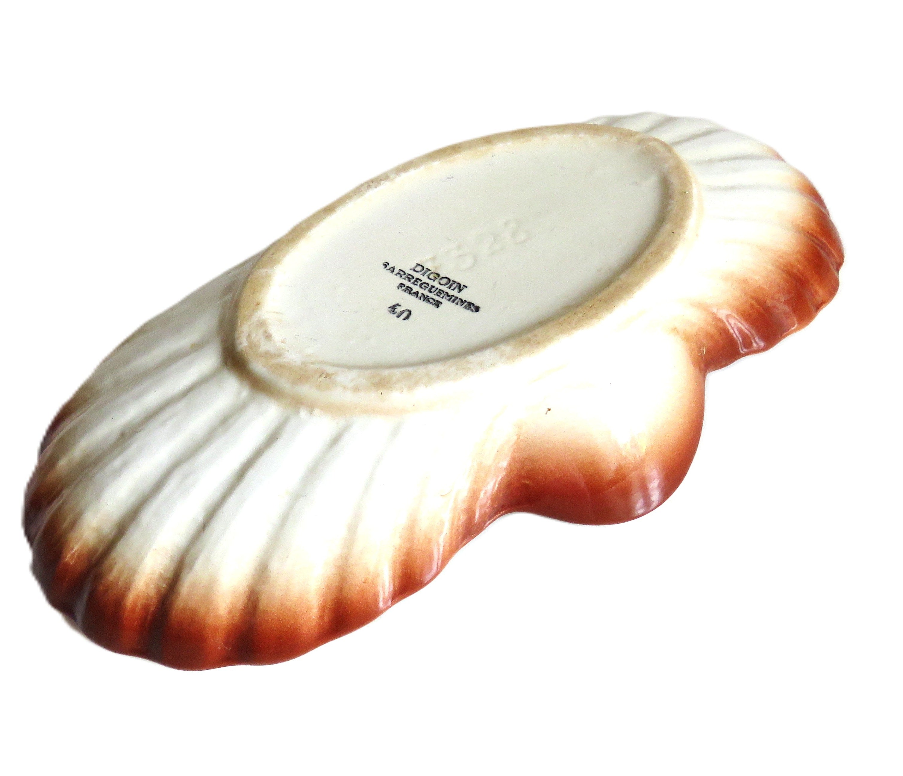 Vintage French Digoin Sarreguemines Beurre Charentes-Poitou Advertising Butter Dish - Vintage French Treasures