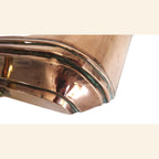 Authentic Antique French Copper Wall Fountain Basin & Water Reservoir -