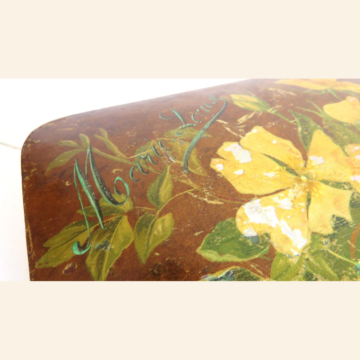 Antique French Hand-Painted Keepsake Box 1899 | – Vintage French