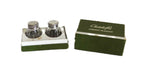 Christofle Solid Silver Salt & Pepper Shakers in Original Box French Hallmarked - Vintage French Treasures
