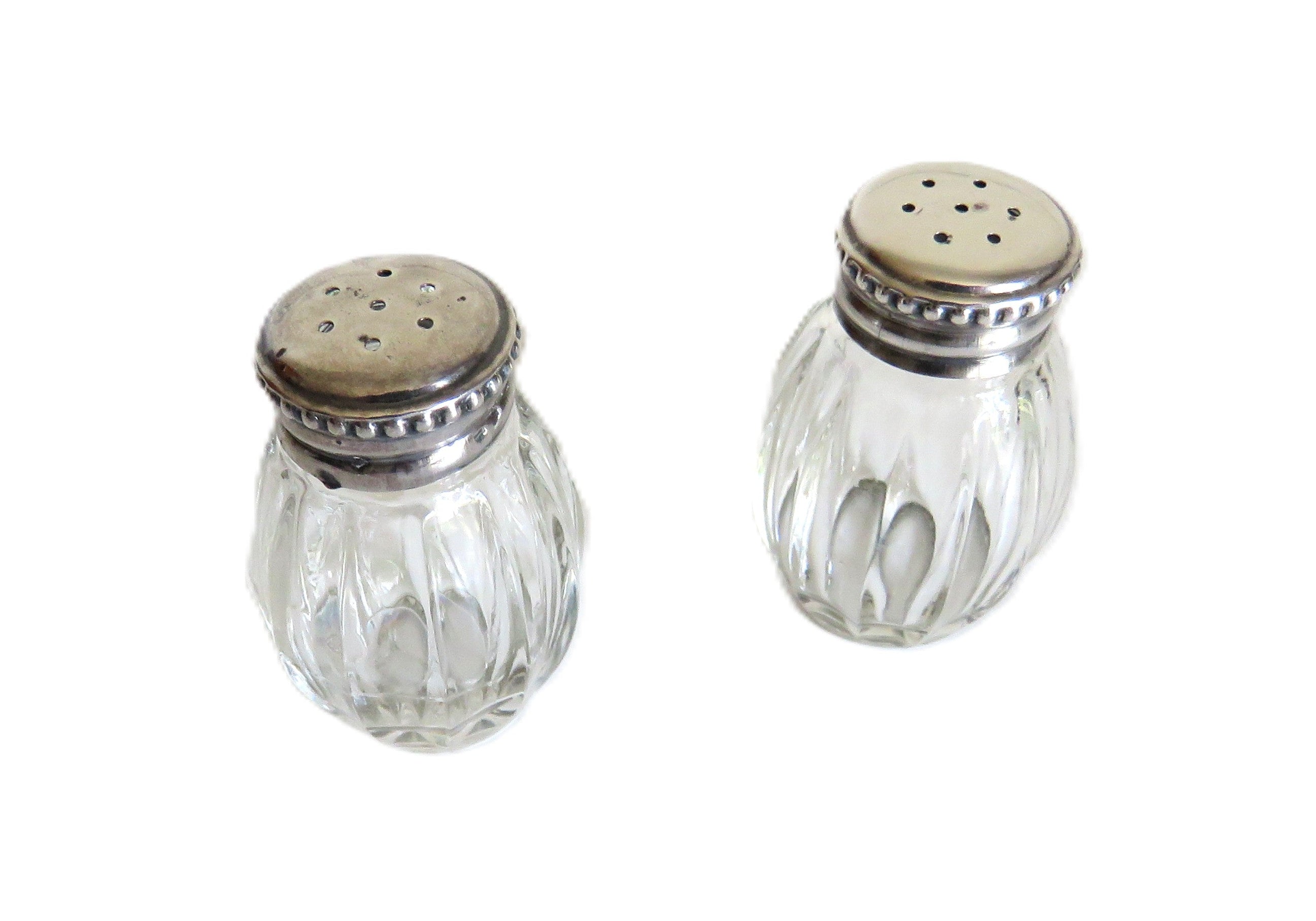 Christofle Solid Silver Salt & Pepper Shakers in Original Box French Hallmarked - Vintage French Treasures