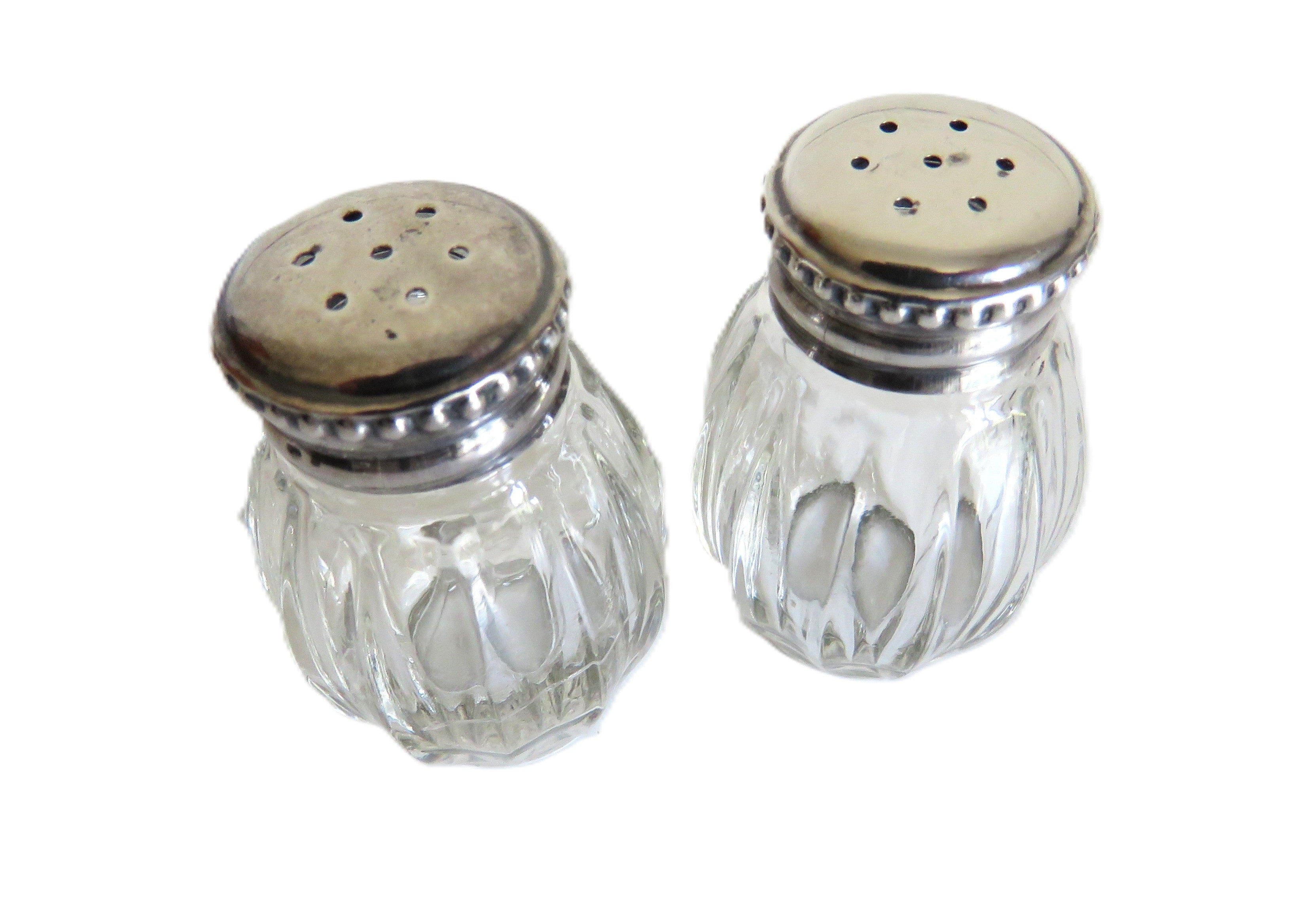 Christofle Solid Silver Salt & Pepper Shakers in Original Box French Hallmarked - Vintage French Treasures