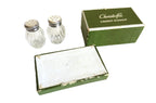 Christofle Solid Silver Salt & Pepper Shakers in Original Box French Hallmarked - Vintage French Treasures