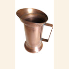 Set of 5 Vintage French Copper Measures | Graduated Kitchen Measuring Jugs | Copperware Collection -