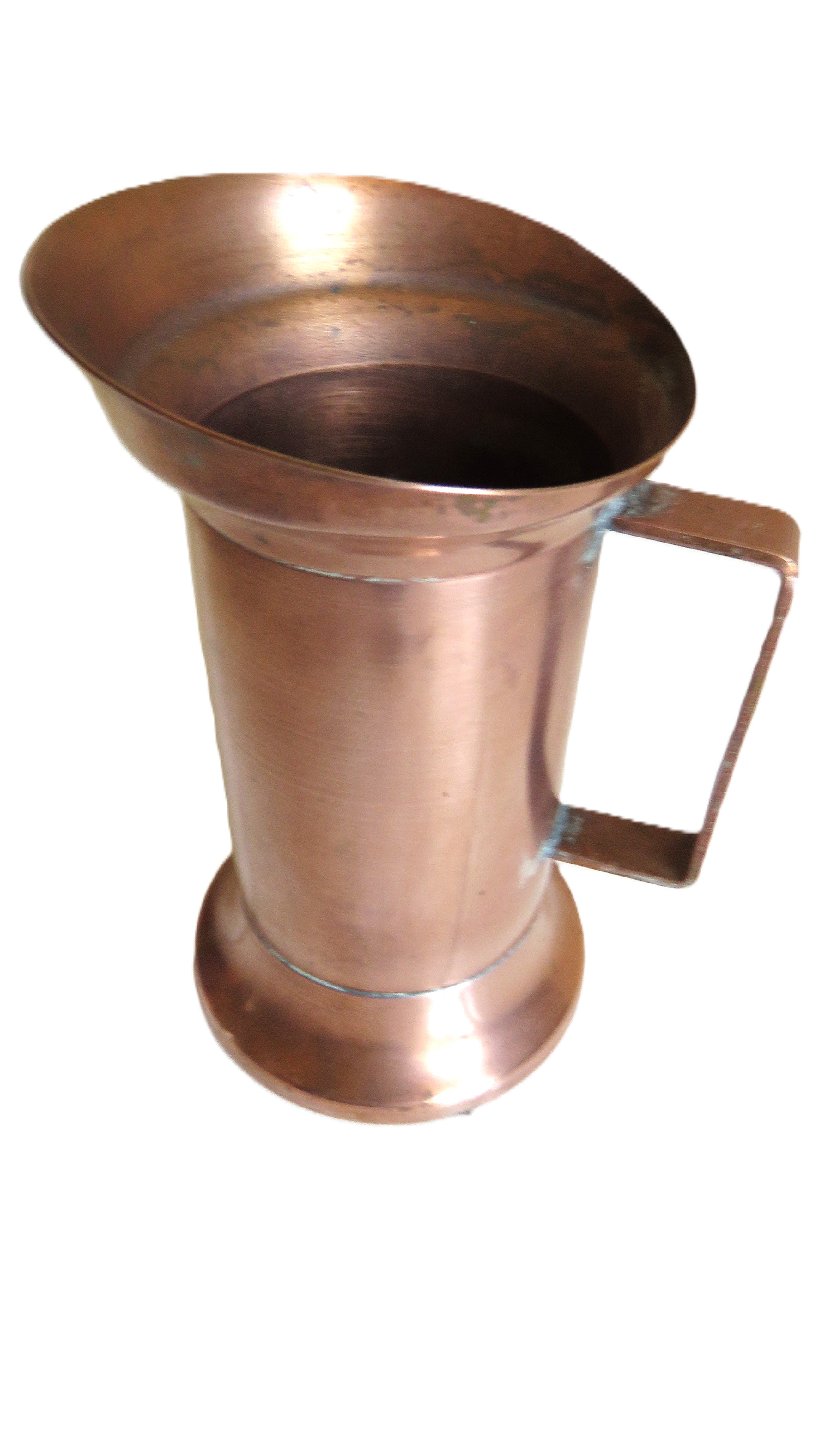 Set of 5 Vintage French Copper Measures | Graduated Kitchen Measuring Jugs | Copperware Collection - Vintage French Treasures