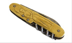 Antique French Art Nouveau Figural Pocket Knife & Corkscrew, Pradel -