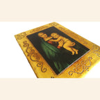 Vintage Florentine Madonna and Child Plaque After Raphael Religious Wall Art Italian Gilt Devotional Icon -