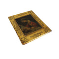 Antique Italian Florentine Madonna & Child Panel – Gilt Tole Style Religious Plaque After Carlo Dolci - Vintage French Treasures