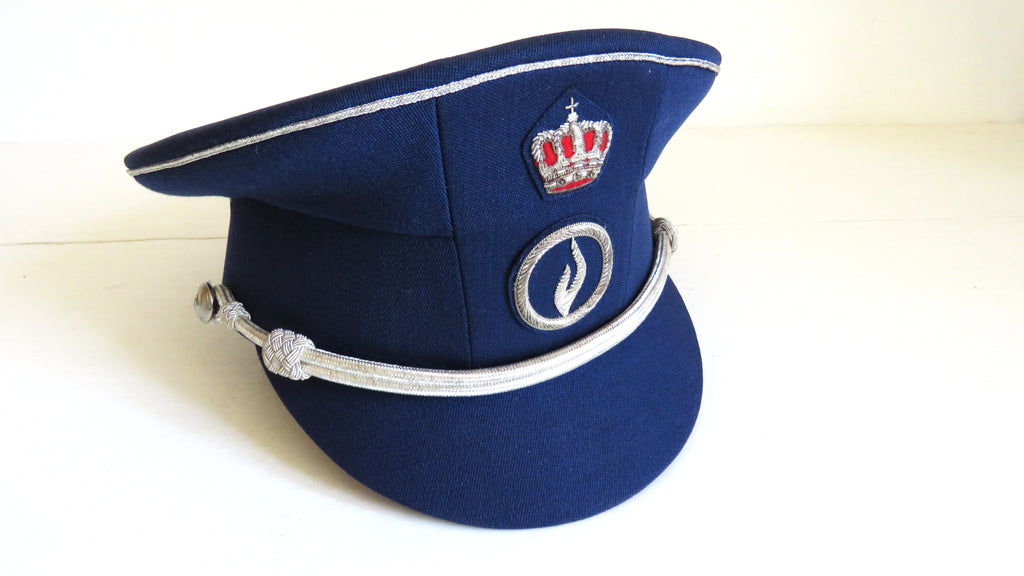 Vintage Belgian Police Inspector Cap – POLFEDPOL Seymour Brussels Size 56 - Vintage French Treasures