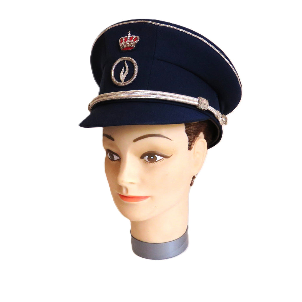 Vintage Belgian Police Inspector Cap – POLFEDPOL Seymour Brussels Size 56 - Vintage French Treasures