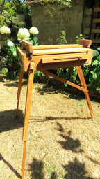 Vintage French Artist's Field Easel & Painting Box Manet -