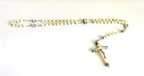 Early 1900s French Mother of Pearl Rosary | Hallmarked Silver -