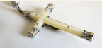 Mother of pearl and silver cross