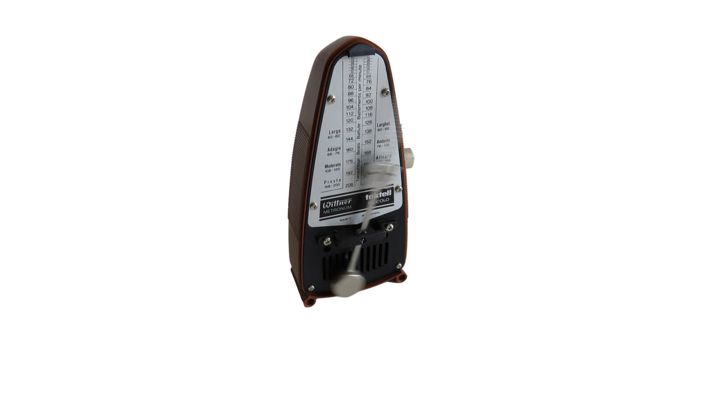 Vintage Wittner Taktell Piccolo Metronome – Made in Germany – Retro Brown Mechanical Metronome - Vintage French Treasures