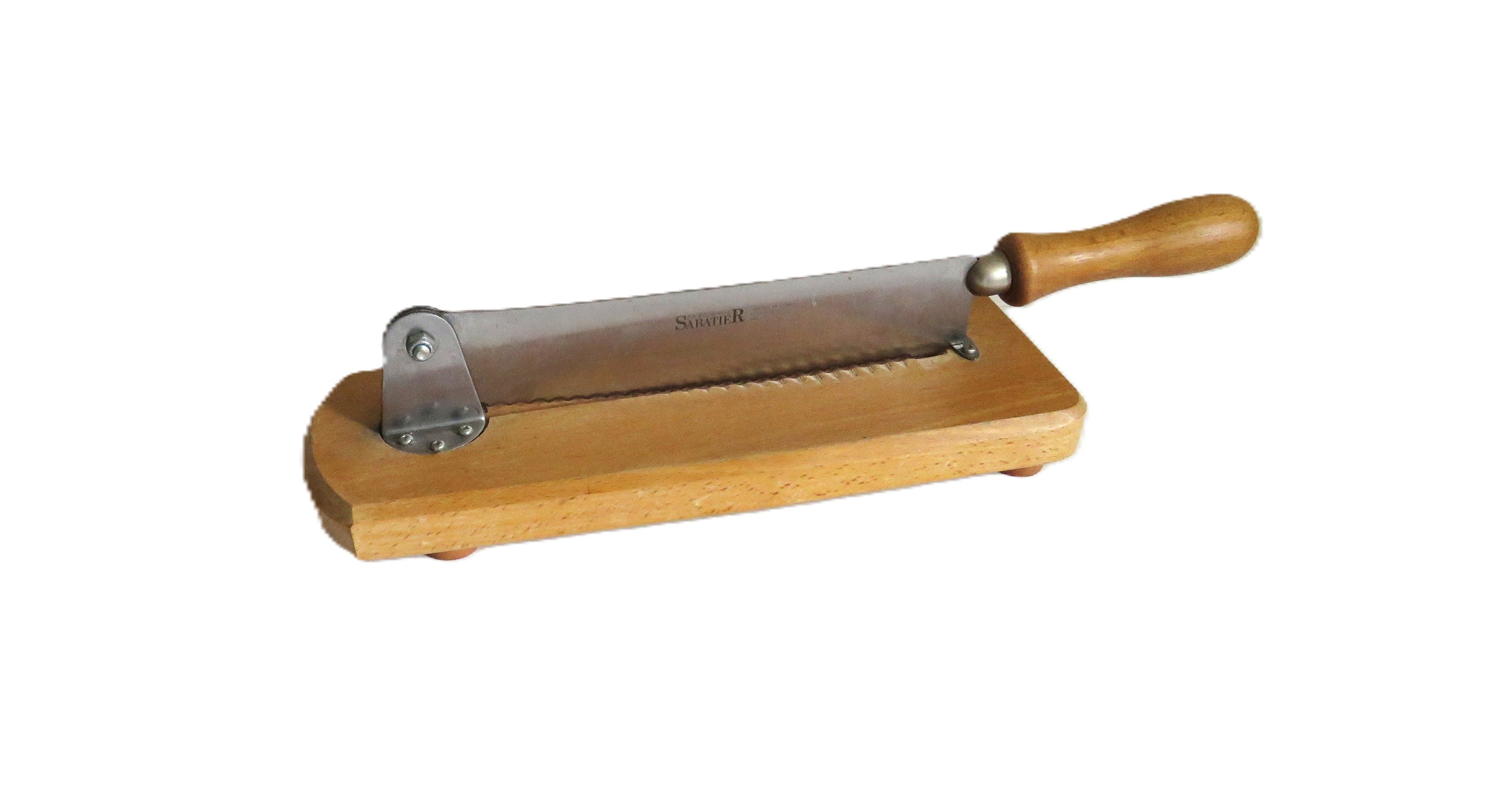 Vintage French Sabatier Guillotine Bread Slicer – Professional Made in France Kitchen Cutter - Vintage French Treasures