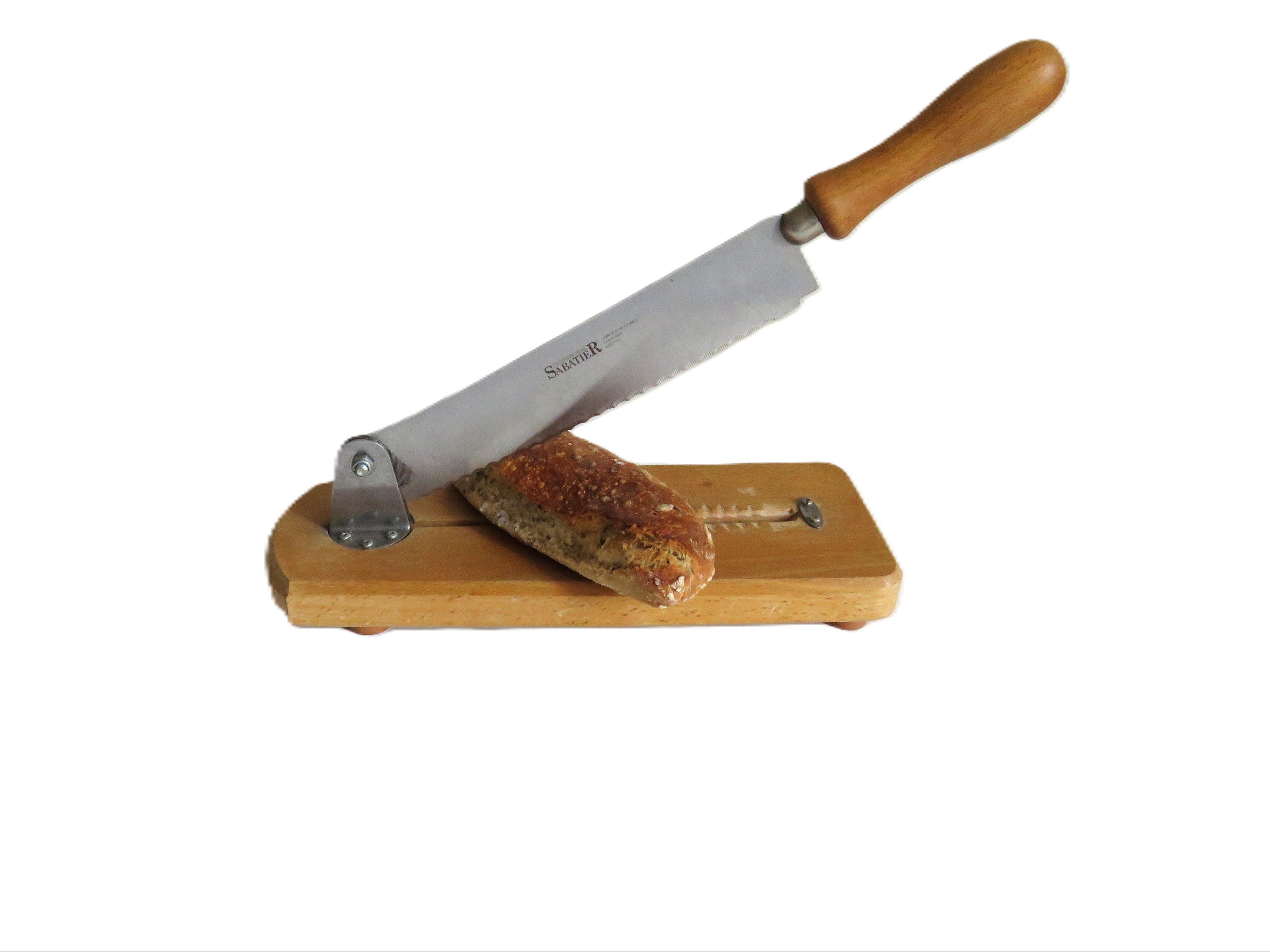 Vintage French Sabatier Guillotine Bread Slicer – Professional Made in France Kitchen Cutter - Vintage French Treasures