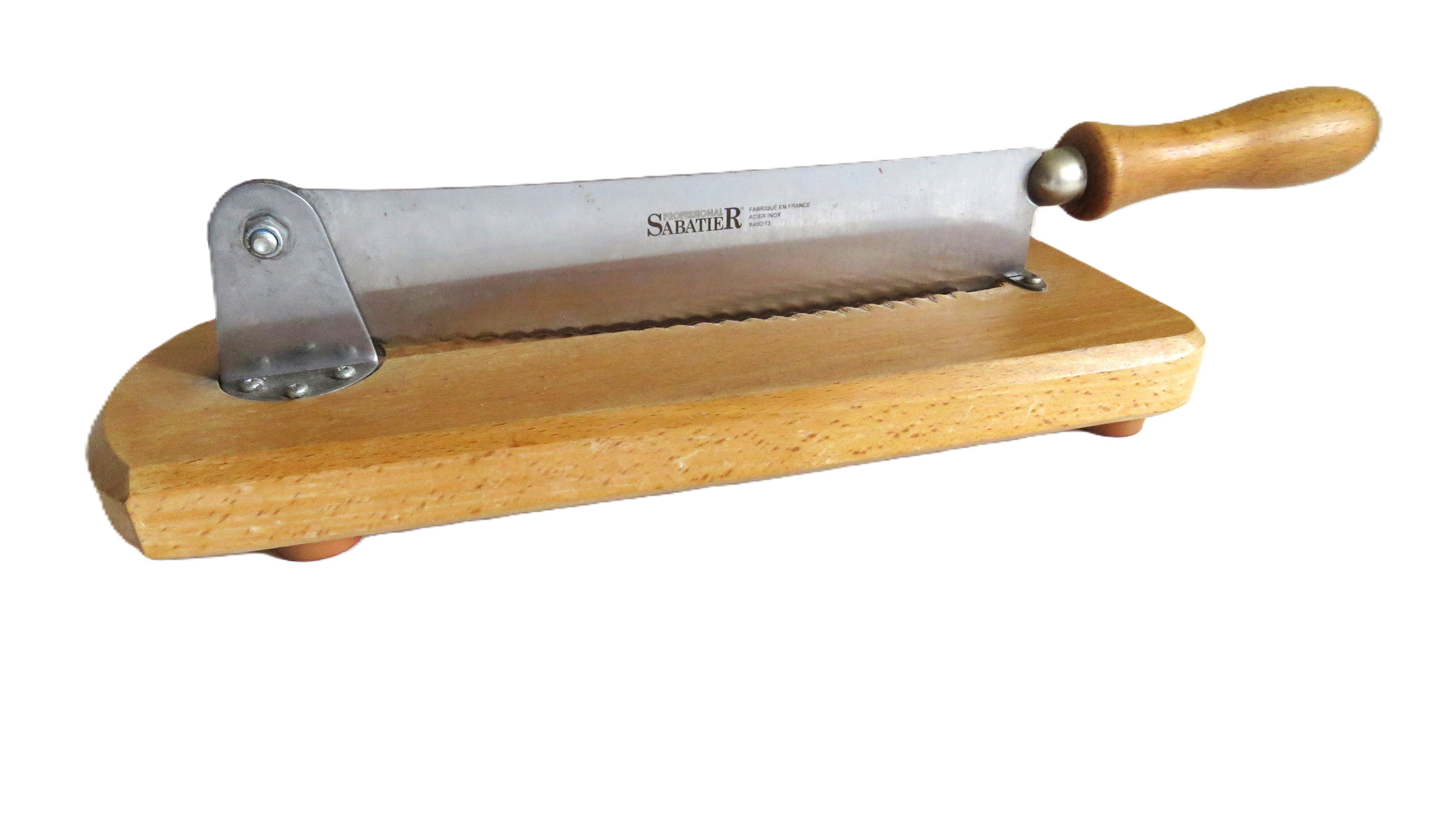 Vintage French Sabatier Guillotine Bread Slicer – Professional Made in France Kitchen Cutter - Vintage French Treasures