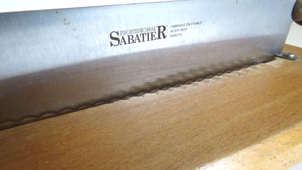 Vintage French Sabatier Guillotine Bread Slicer – Professional Made in France Kitchen Cutter - Vintage French Treasures