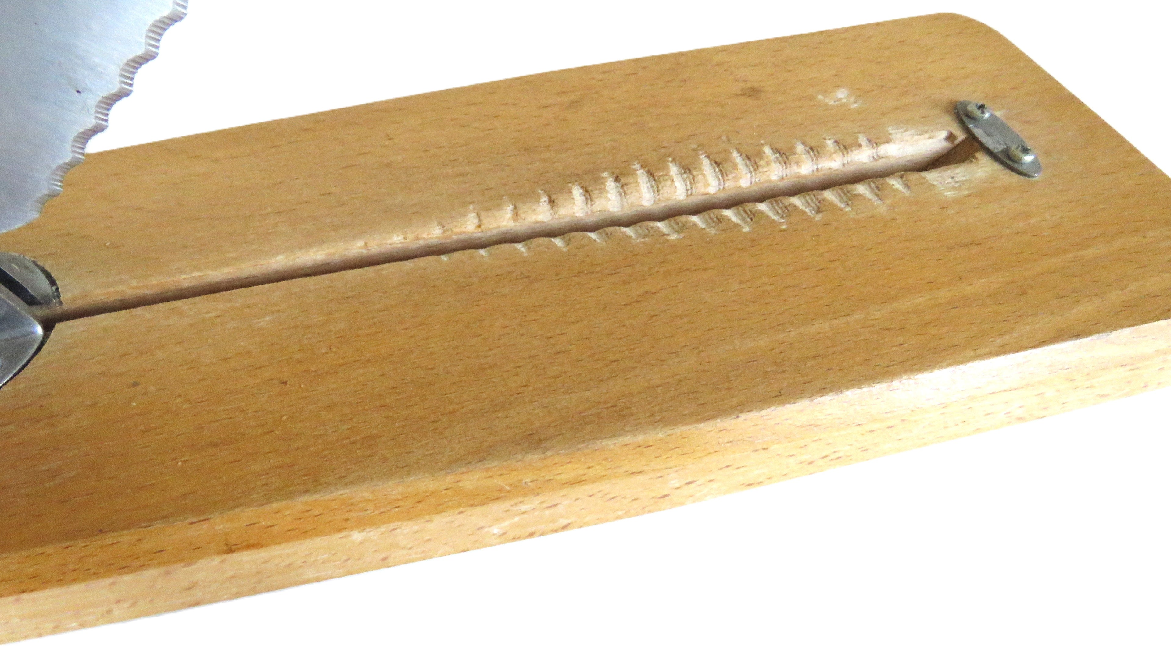 Vintage French Sabatier Guillotine Bread Slicer – Professional Made in France Kitchen Cutter - Vintage French Treasures