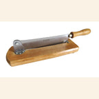 Vintage French Sabatier Guillotine Bread Cutter – Rustic Wooden Baguette Slicer Made in France -