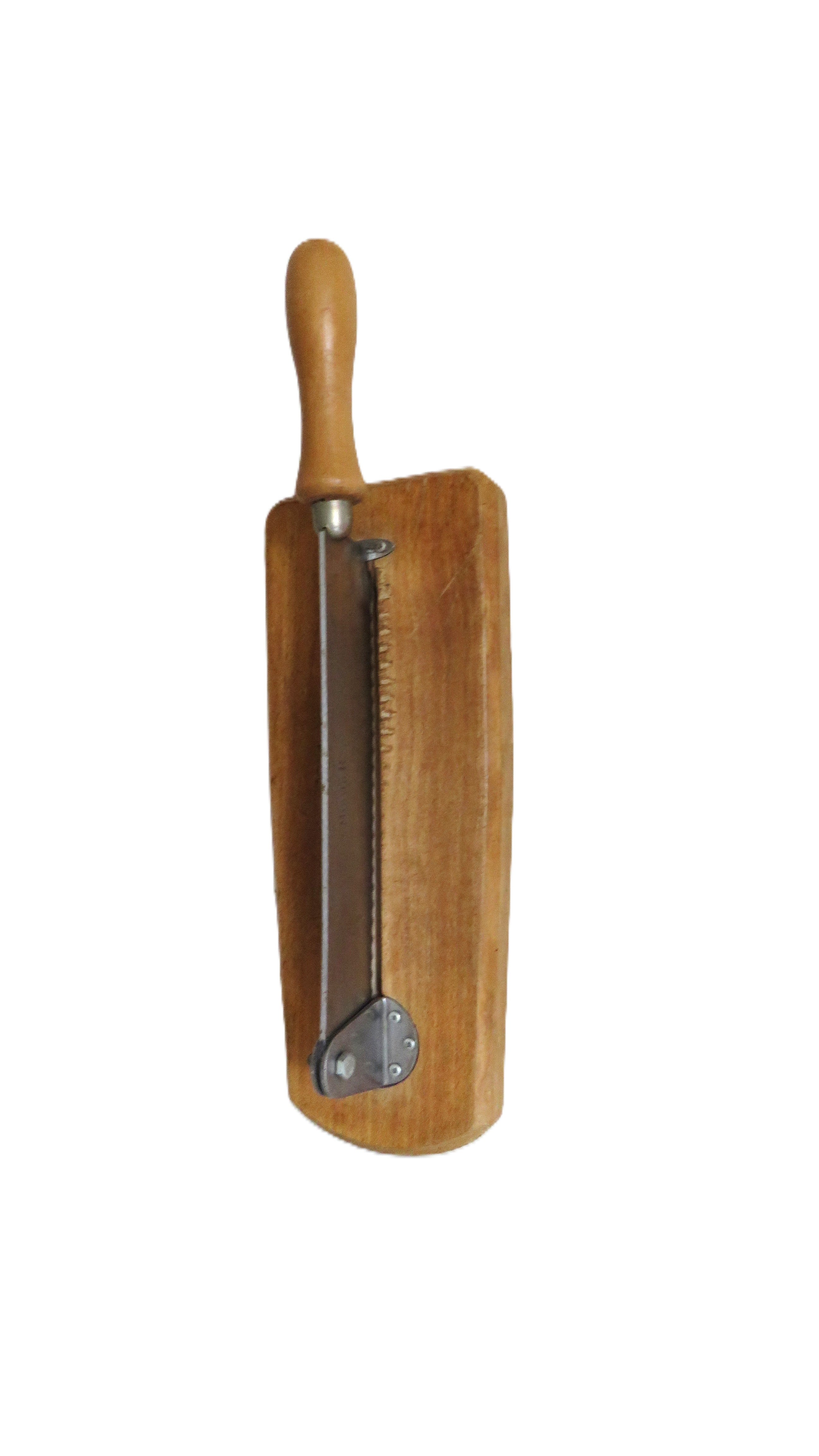 Vintage French Sabatier Guillotine Bread Cutter – Rustic Wooden Baguette Slicer Made in France - Vintage French Treasures
