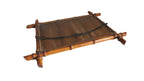 Vintage Chinoiserie Faux Bamboo Wall Mirror, Decorative Mid Century Mirror, Faux Bamboo Frame -