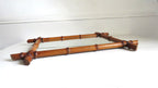 Vintage Chinoiserie Faux Bamboo Wall Mirror, Decorative Mid Century Mirror, Faux Bamboo Frame -