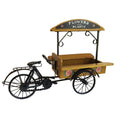 Vintage French Florist Delivery Tricycle Display | Wooden Flowers & Plants Bicycle Cart | Decorative Shop Display - Vintage French Treasures